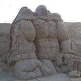Скульптура из песка 4