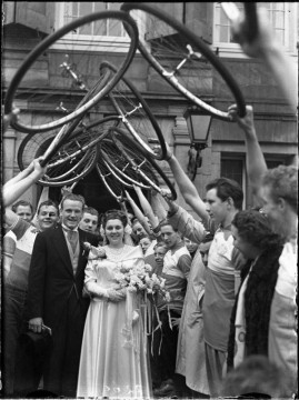 Свадьба велосипедистов, 15 марта 1950 года, Амстердам