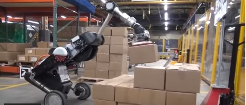 Новейший робот- грузчик от ​Boston Dynamics