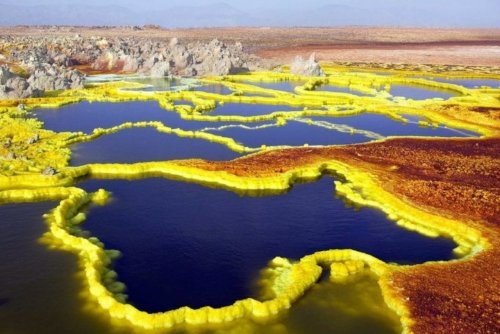 Пустыня Данакиль - самое жаркое и обитаемое место на нашей планете