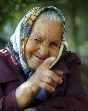 У любимой бабушки на деревне.