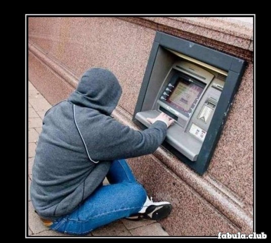 Случай у банкомата